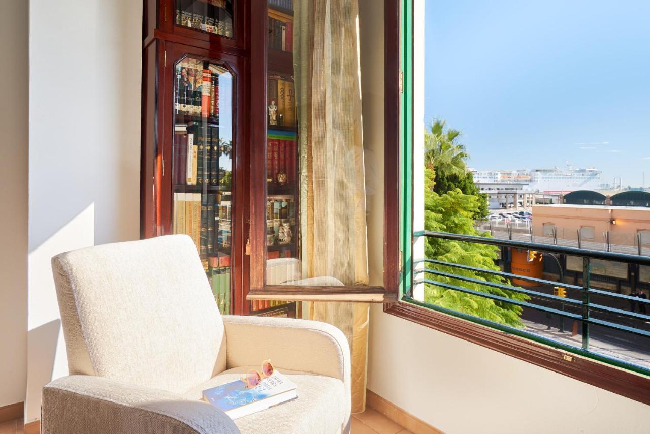 מאלגה Apartamento En Centro Ciudad Con Vistas Al Mar מראה חיצוני תמונה