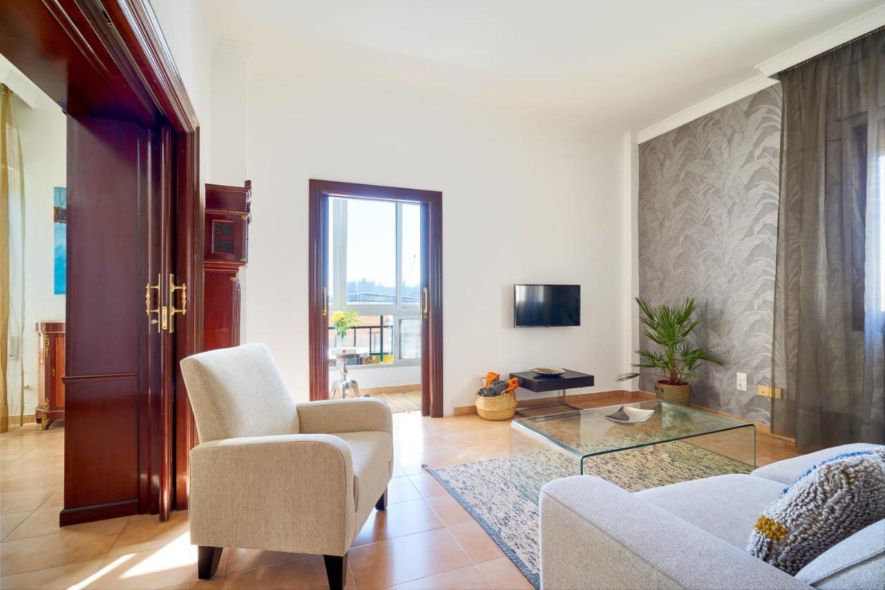 מאלגה Apartamento En Centro Ciudad Con Vistas Al Mar מראה חיצוני תמונה